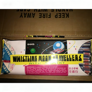 Venta al por mayor de fuegos artificiales de Año Nuevo Sanying Moon Travellers Rockets <span class=keywords><strong>Red</strong></span> Stick Whistling Sky Shot con efectos mixtos - Product Image 3