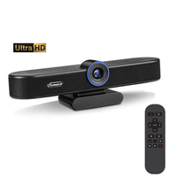 Webcam UHD 3840 2160p 1080p Plug and Play 4k untuk Kerja Hibrida dan Konferensi Video dengan Fungsi Auto Framing dan Autotracking