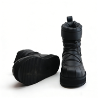 Vente directe d'usine OEM/ODM, bottes d'hiver imperméables antidérapantes légères pour femmes avec tissu en duvet et chaleur hivernale