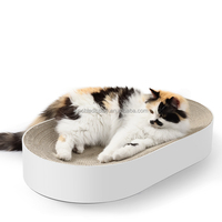 Griffoir pour chat réversible en carton, forme ondulée