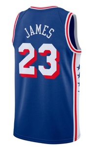 Nouveaux maillots de basket-ball de haute qualité Philadelphia 23 James 0 MAXEY 21 EMBIID, logo cousu, maillots brodés avec logo - Product Image 2
