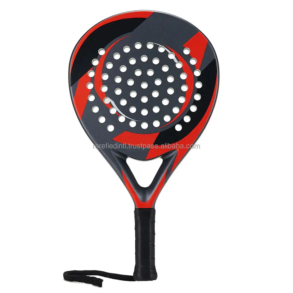 Raket Tenis, Raket Tenis Dayung, Pro Serat Karbon Kuat Lite EVA Busa Paddle Tenis, Raket Bola Paddle