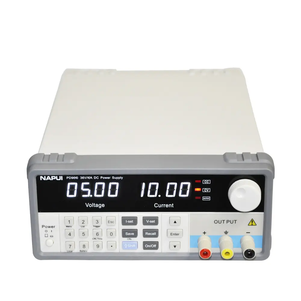Alimentatore cc programmabile elettronico alimentatore switching 36V 10A DC