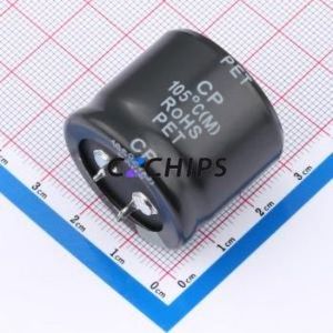 220UF450V30x25CP <b>Snap</b>-in Aluminum Electrolytic Capacitor Through hole Component (THT),D30xL25mm 220uF 20% 450V 10mm - Product Image 2