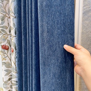 Hot Sale European Style Custom Embroidery Blackout Cloth Red <strong>Curtains</strong> Bedroom &amp; Living Room <strong>Windows</strong> <strong>Curtains</strong> for Wholesale - Product Image 4
