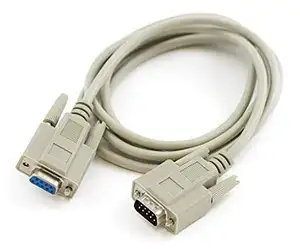 28 AWG Shielded Straight Through Db9 9 Pin Serial / Rs232 Male To Female Extension Serial Cable