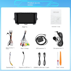 Toyota Prius Android Carplay de 9 pouces machine intégrée avec grand écran de navigation GPS pour l'utilisation du téléphone portable dans les voitures - Product Image 3