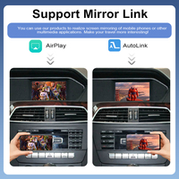 Adaptor Wireless CarPlay Android Auto Mirror Link Bluetooth Kontrol Suara Dukungan Kamera 360 untuk Mercedes Benz Kelas A/B/C/E