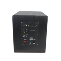 Caisson de basses actif domestique 10 pouces 2.1 canaux avec entrées Wifi, Blue-tooth,USB et AUX