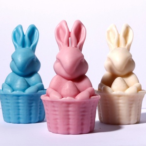 Molde de Silicona para Velas de Pascua, Molde de Silicona con Forma de Conejo para Velas, Decoración del Hogar, Molde para Velas Aromáticas, Molde para Resina - Product Image 2