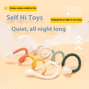 Juguete de cuerda <span class=keywords><strong>para</strong></span> morder <span class=keywords><strong>para</strong></span> gatos, respetuoso con el medio ambiente, juguetes de peluche de algodón resistentes a molares <span class=keywords><strong>para</strong></span> gatos y perros, productos de juguetes <span class=keywords><strong>para</strong></span> masticar <span class=keywords><strong>mascotas</strong></span> - Product Image 6