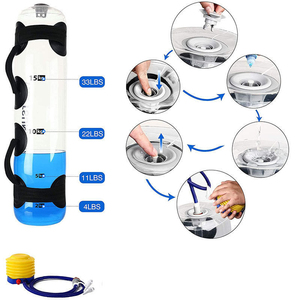Sac d'eau pliable et réglable NJ unisexe en PVC pour entraînement <span class=keywords><strong>de</strong></span> force, équipement portable <span class=keywords><strong>de</strong></span> musculation aquatique - Product Image 3