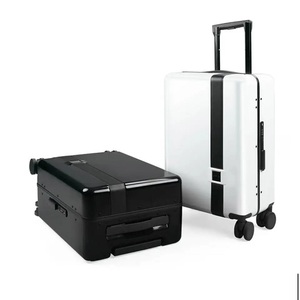 ARTVZ Smart Follow Luggage Auto-Following <b>Suitcase</b> APP Control 20/24 Inch USB Charging Carry-on Travel ABS <b>Lock</b> Modern Cartoon - Product Image 5