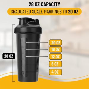 Wholesale Eco Friendly Custom Logo Plain Gym Sports Plastic Fitness Protein <b>Shaker</b> <b>Bottle</b> Cups With Logo - Product Image 3