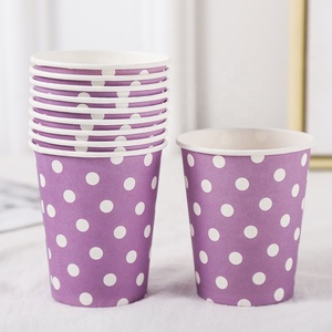 Dùng Một Lần 250Ml Sinh Nhật Đảng Đầy Màu Sắc Dot Cốc Giấy 9 Oz Dot Cốc Giấy Nguồn Cung Cấp Bên Tại Chỗ Bán Buôn - Product Image 6