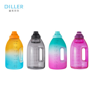 Sfuso <span class=keywords><strong>vuoto</strong></span> riutilizzabile motivazionale bpa plastica gratuita fitness palestra sport 1 gallone bottiglia brocca d'<span class=keywords><strong>acqua</strong></span> - Product Image 6