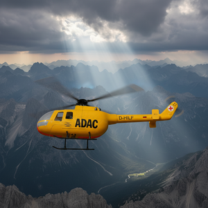 Hélicoptère RC Roban 450 Taille <span class=keywords><strong>BO105</strong></span> Version RTF Red Bull GPS Retour Automatique Modèle Réduit Jouets pour Adultes - Product Image 4
