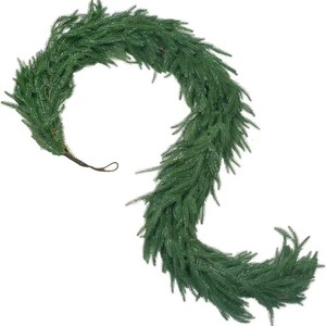 Guirnalda de Agujas de Pino Artificiales Xianglin de 1.8m y 50 Mallas, Decoración para Navidad, Uso Interior y Exterior - Product Image 1