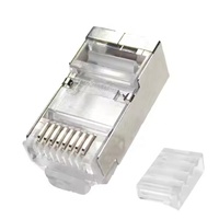 Hersteller Werkzeugfreier Crimpverbinder UTP RJ45 8P8C Netzwerk-Kristallstecker für Cat5e/Cat6/Cat6A Netzwerkkabel-Abschluss