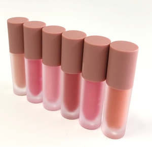 Blush Liquido in Tubetto Opaco Naturale Cremoso Rosso-Marrone Impermeabile con MOQ Basso per Logo Personalizzato - Product Image 1