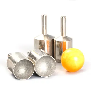 Jewelry Tools Eyelet Grinding Head Beading Head Tool Emery Ball Diamond Grinding Bur Beads Making Bur Set