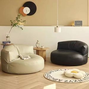 Divano Singolo <span class=keywords><strong>Moderno</strong></span> a Sacco, Poltrona Casual con Poggiapiedi per <span class=keywords><strong>Appartamento</strong></span>, Balcone, Camera da Letto, <span class=keywords><strong>Soggiorno</strong></span> - Product Image 3