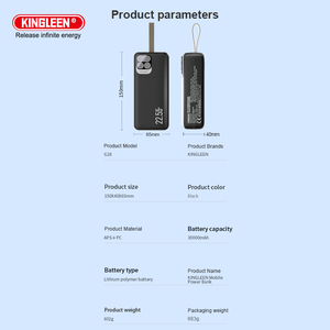 50000 mAh ngân hàng điện công suất lớn Sạc di động với đèn pin LED năm cổng đầu ra pd22.5w sạc nhanh ngân hàng điện - Product Image 3