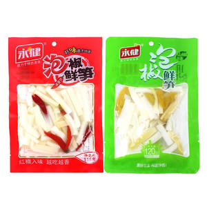 Aperitivos casuales picantes Especialidad asiática Aperitivo chino Chile encurtido y <span class=keywords><strong>brotes</strong></span> <span class=keywords><strong>de</strong></span> bambú frescos 220g - Product Image 2