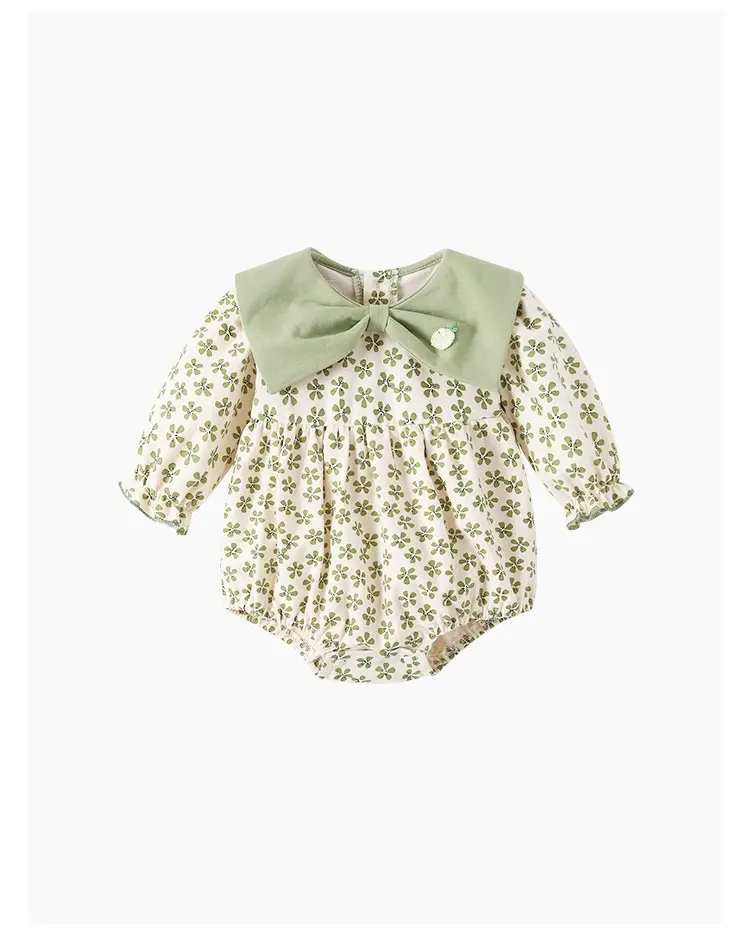 卸売夏新生児ボディスーツ半袖幼児プリントフード付きロンパース高品質ベビー服