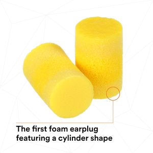مقابس أذن 3 أمتار ، عبوة كلاسيكية بلمسة واحدة ، زجاجة أزواج من سدادات الأذن التي تستخدم لمرة واحدة ، غير مترابطة 29 ديسيبل NRR ، رغوة - Product Image 5