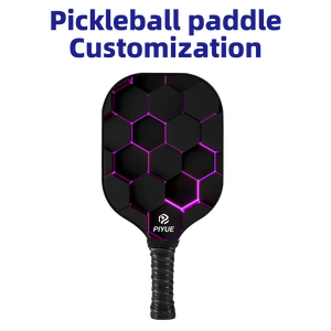 Ensemble de raquettes de <span class=keywords><strong>pickleball</strong></span> en fibre de verre approuvé par l'USAPA, surface en fibre de carbone, 2 raquettes, 4 balles, 1 sac - Noyau en nid d'abeille pour l'entraînement - Product Image 6