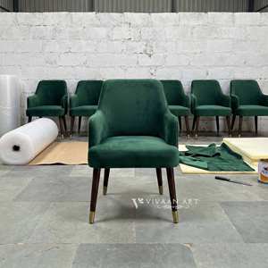 Modern Eco-Friendly Portable Wooden <b>Dining</b> <b>Chairs</b> Comfortable <b>Stackable</b> Seating for Home Kitchen Cafe & Restaurant Use - Product Image 2