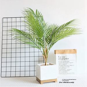 <span class=keywords><strong>Feuilles</strong></span> de palmier artificielles de Madagascar Rancheng, en plastique, faites à la main, de haute qualité, réalistes, durables, pour la remise de diplômes, Pâques, la maison, les mariages - Product Image 3