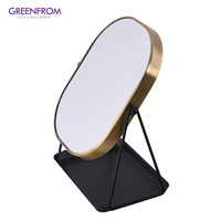 Miroir de rangement Portable à grossissement de 1x/3X, miroir de Table en métal personnalisé