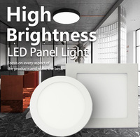 Eclairage d'intérieur Led encastré 18w, 10 pièces, lampe ronde et carrée, boitier, lumière d'intérieur