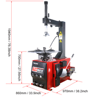 Changeur-équilibreur de pneus mobile semi-automatique hydraulique certifié CE GATmatic TWC881S 220V/380V Diamètre de roue max. 960 mm