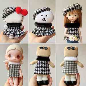 Vêtements <span class=keywords><strong>de</strong></span> poupée originaux <span class=keywords><strong>de</strong></span> 10 cm/17 cm pour Labubu Zsiga, jupe Hello Kitty pour poupée BJD <span class=keywords><strong>Barbie</strong></span> <span class=keywords><strong>de</strong></span> 6 pouces, vêtements en vrac - Product Image 4