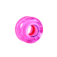 Roues de skateboard personnalisées en gros de 54 mm avec effet lumineux LED bleu