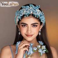 YouLaPan – bandeaux de mariage élégants et exquis, faits à la main, tissage de diamants d'eau, accessoires pour cheveux pour femmes, pour banquets et danses, YXA290