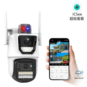 Xiongmai 6MP Dual-Cam <b>Wireless</b> 360 Rotating WiFi Camera With Night Vision And Voice Intercom For Home Security - Product Image 5