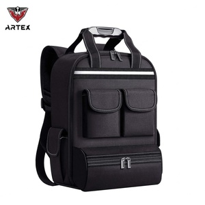 Sac à dos à outils de grande capacité pour hommes, sac organisateur d'outils robuste, sac à dos à outils imperméable avec bandoulière rembourrée - Product Image 2