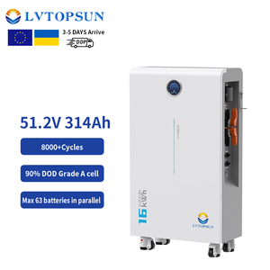 Paquete de Baterías de Litio LiFePO4 LVTOPSUN 51.2V 314Ah con Garantía de 10 Años y 8000 Ciclos para Almacenamiento Solar |   Fabricante de Sistemas de Almacenamiento de Energía (BESS) de Primera Categoría - Product Image 5