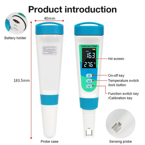 수족관, 수경재배, 스파 및 수영장 수질검사용 양식 염도 TDS EC 온도계 디지털 수질 검사기 - Product Image 4