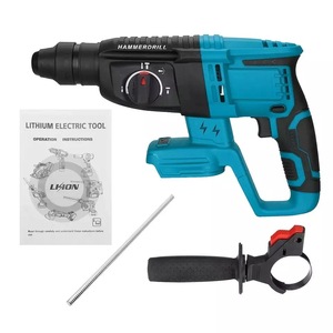 BOLIU 4-teiliges Akku-Elektrowerkzeug-<span class=keywords><strong>Set</strong></span> 20V Lithium-Batterie Bohrhammer Winkelschleifer Elektrischer Schrauber Kombination im Hartschalenkoffer - Product Image 4