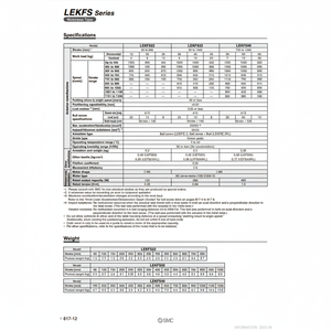 SMC Pneumatics <b>Electric</b> <b>Actuator</b> LEKFS32NZA-500 <b>Cylinder</b> Product - Product Image 1