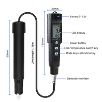 Compteur d'oxygène soluble ATC portable, nouveauté, capteur numérique, dodo pour agriculture de pêche, sans rétro-éclairage