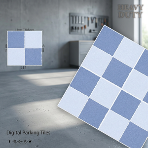 Vistaar Brand Digital Ceramic Heavy Duty Glazed Terracotta Outdoor Parking Floor Tiles 400x400mm - Product Image 3