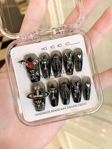 Juego <span class=keywords><strong>de</strong></span> 10 <span class=keywords><strong>Uñas</strong></span> Postizas <span class=keywords><strong>de</strong></span> Alta Calidad, Hechas a Mano y Personalizables <span class=keywords><strong>con</strong></span> Diferentes Formas, <span class=keywords><strong>Uñas</strong></span> a Presión - Product Image 6