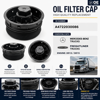 Tapa de Filtro de Combustible de Grado Superior para Mercedes-Benz Freightliner Dd13 Dd15 Oe A4722030086, Piezas de Repuesto de Alto Rendimiento