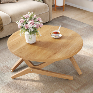 Round 2 In 1 Transformer Coffee <b>Table</b> Adjustable Height Solid Wood 16 5 To 29 5 Inches For Living Room - Product Image 3